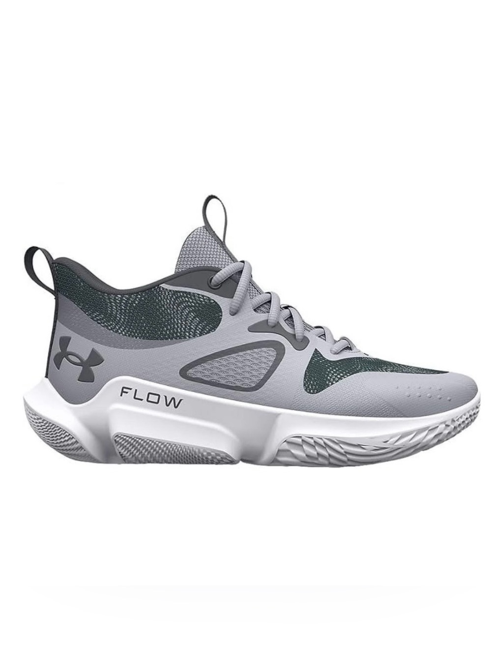 Under Armour Flow Breakthru 3 Women's Basketball Shoes, mod grey and white, 8